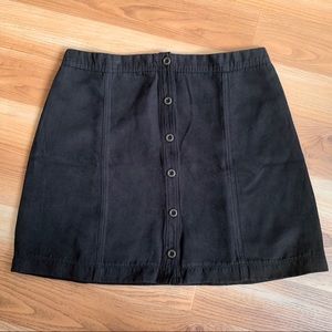 Skirt Hollister Faux Suede A-Line/High Rise